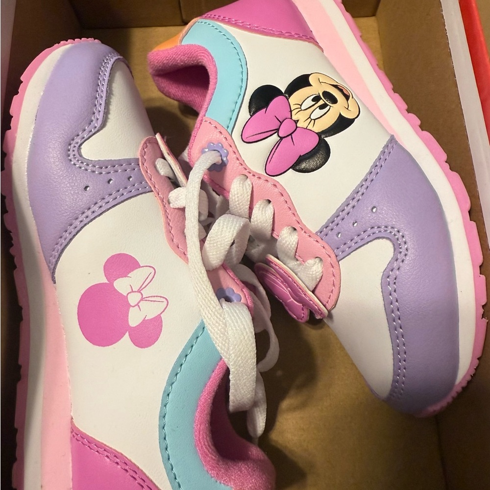Disney Pink and Purple Minnie Mouse Sneakers
